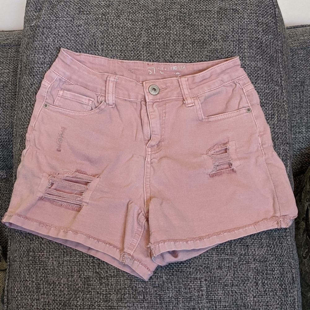Faded pink shorts